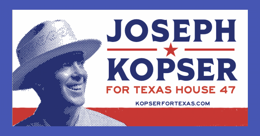 Kopser Campaign Raises $180K, Expands Voter Outreach in Texas Race