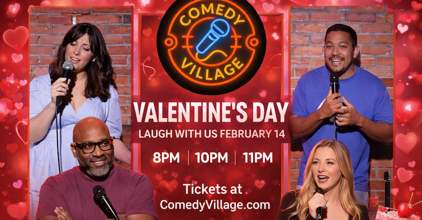 Comedy Village Hosts Valentine's Day Laughs with Top Comedians