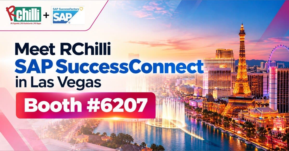 RChilli to Showcase Clean Data Solutions at SAP SuccessConnect 2026