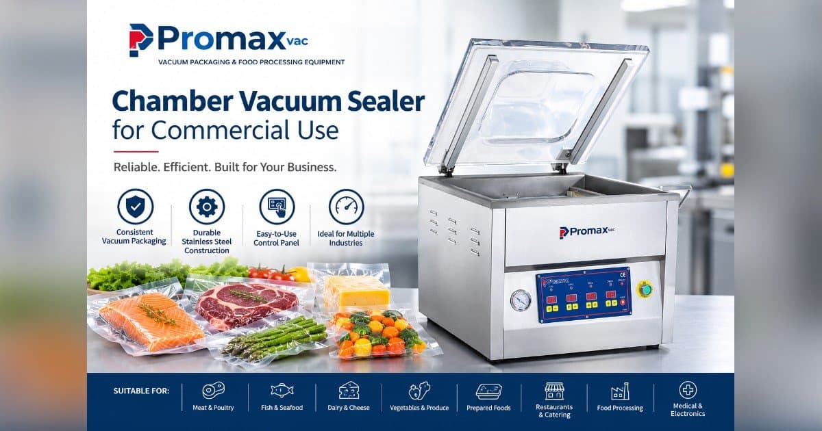 Promarksvac Highlights Key Factors for Chamber Vacuum Sealer Selection